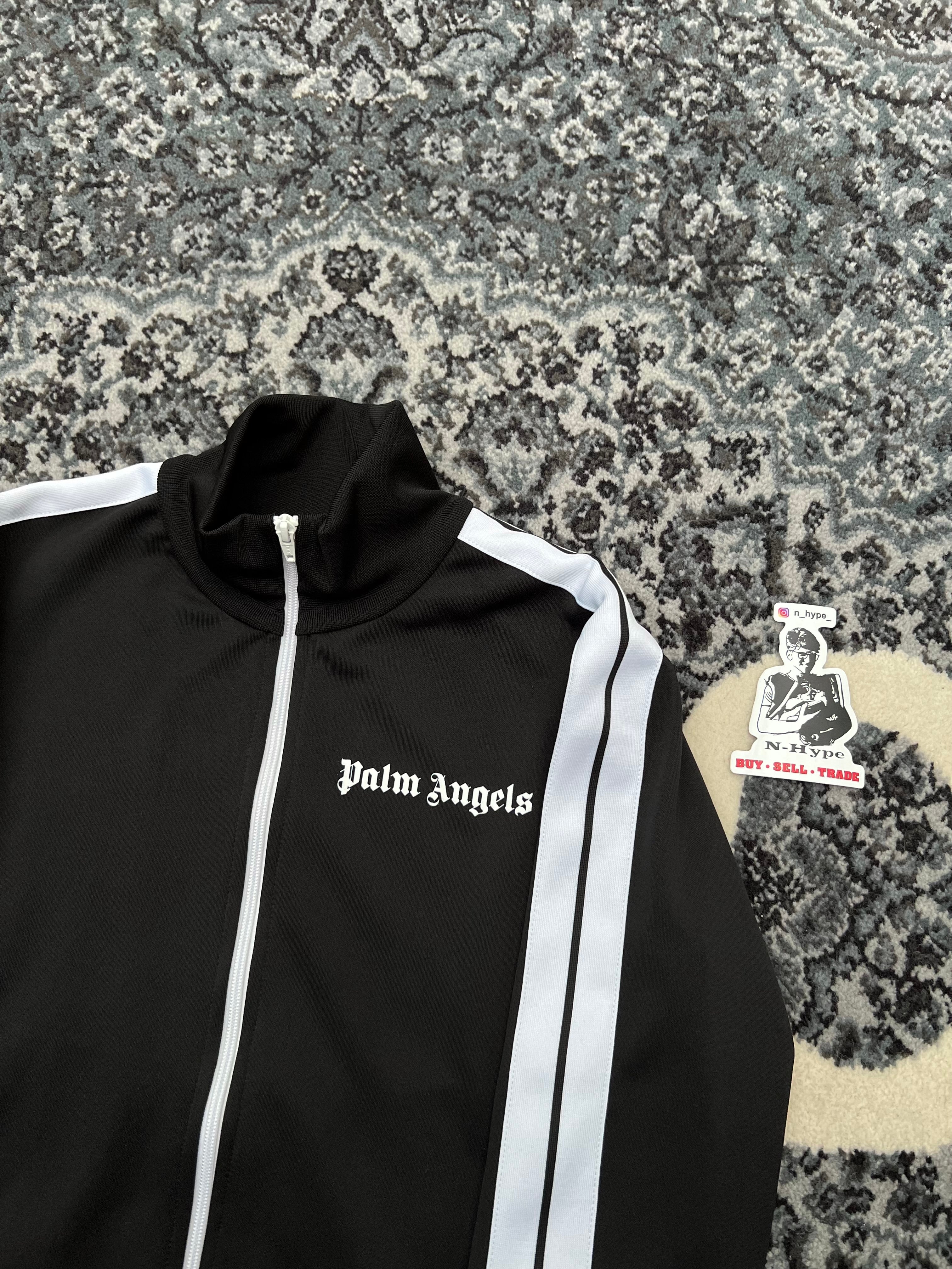 Palm Angels Logo Track Jacket Black - Image 2