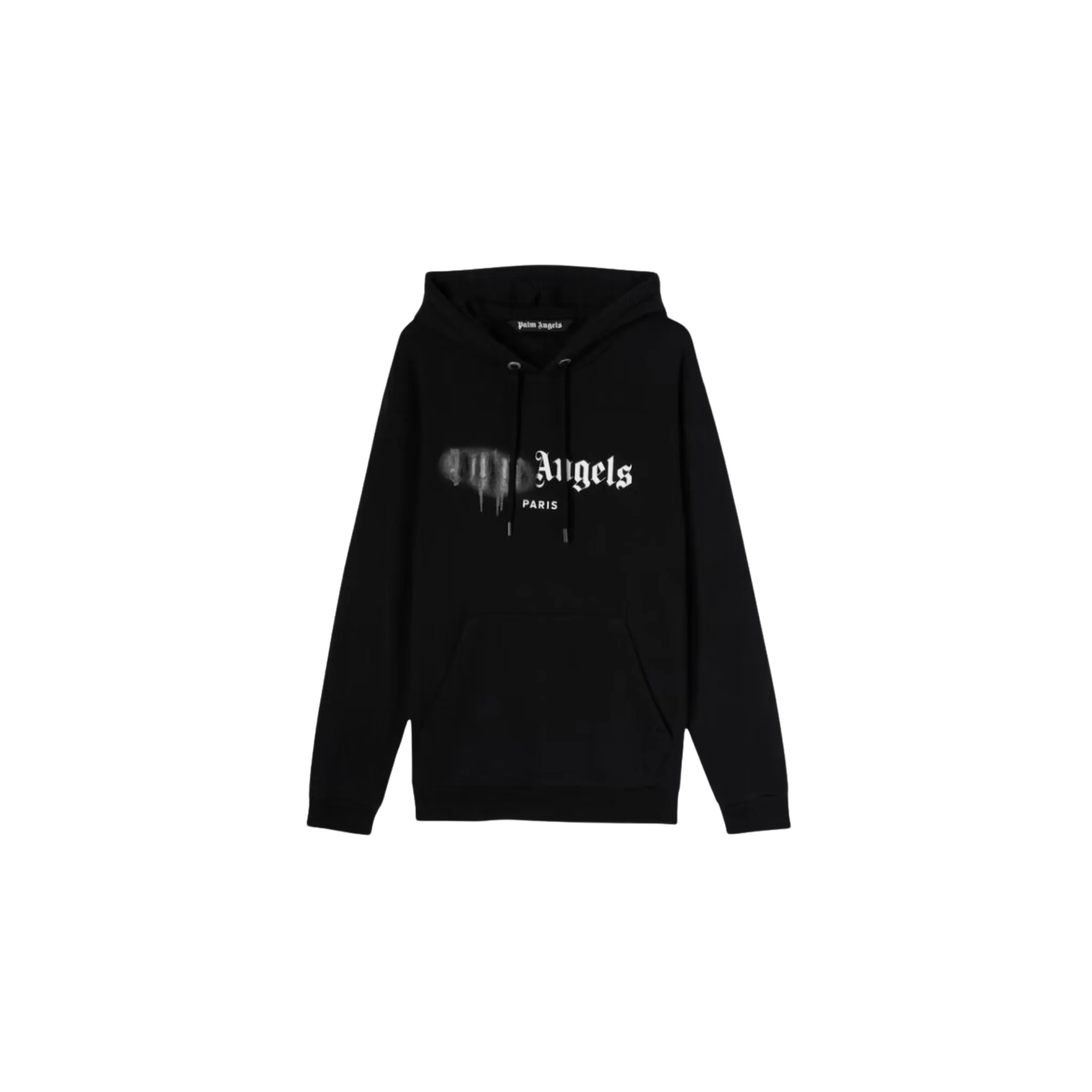 Palm Angels Paris Sprayed Hoodie Black