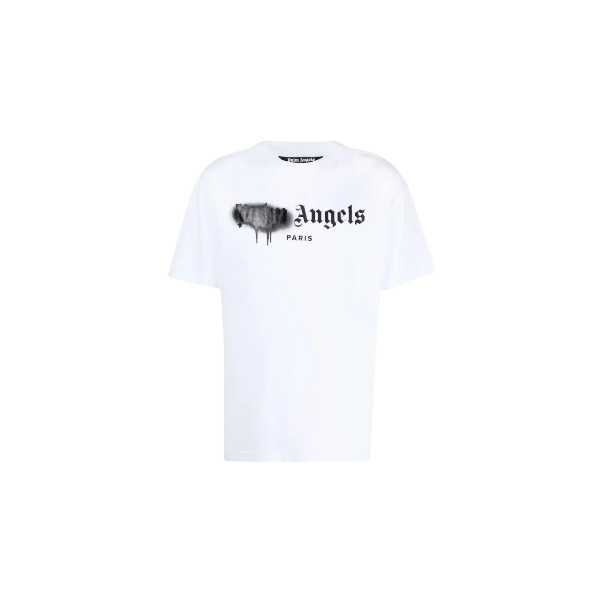 Palm Angels Paris Sprayed Logo T-shirt White