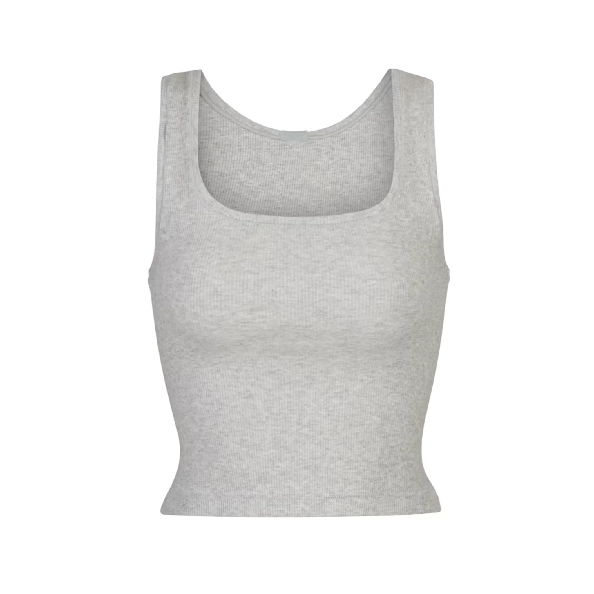 SKIMS Rib Tank Heather Gray