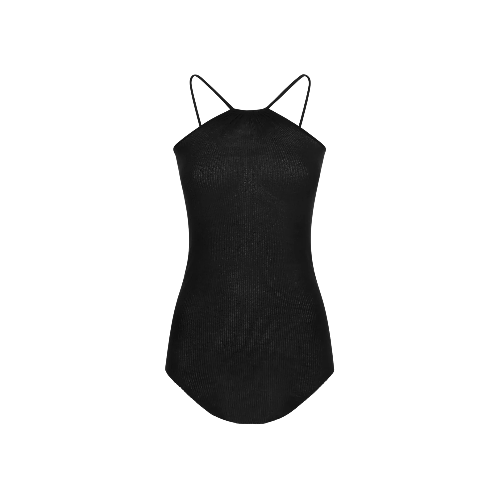 Rick Owens Skorpio Ribbed Jersey Sleeveless Top