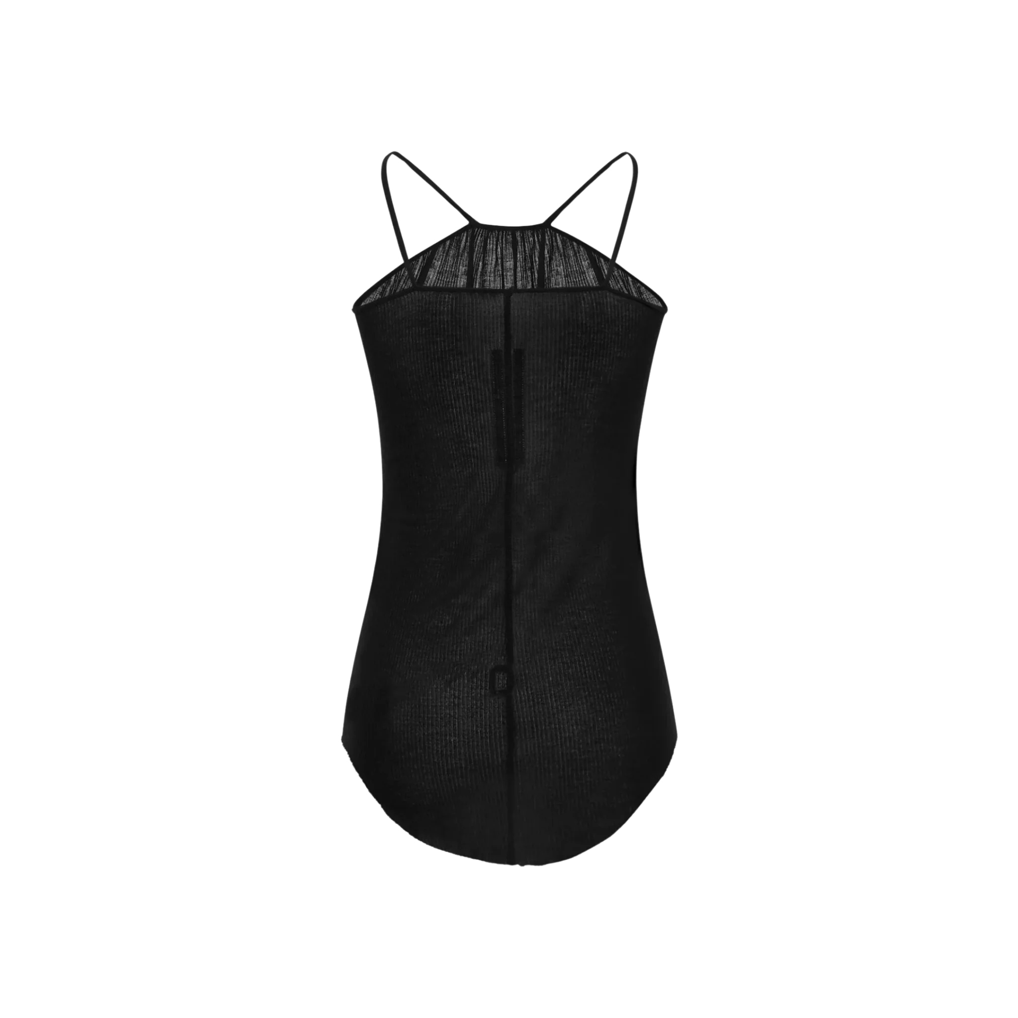 Rick Owens Skorpio Ribbed Jersey Sleeveless Top - Image 2