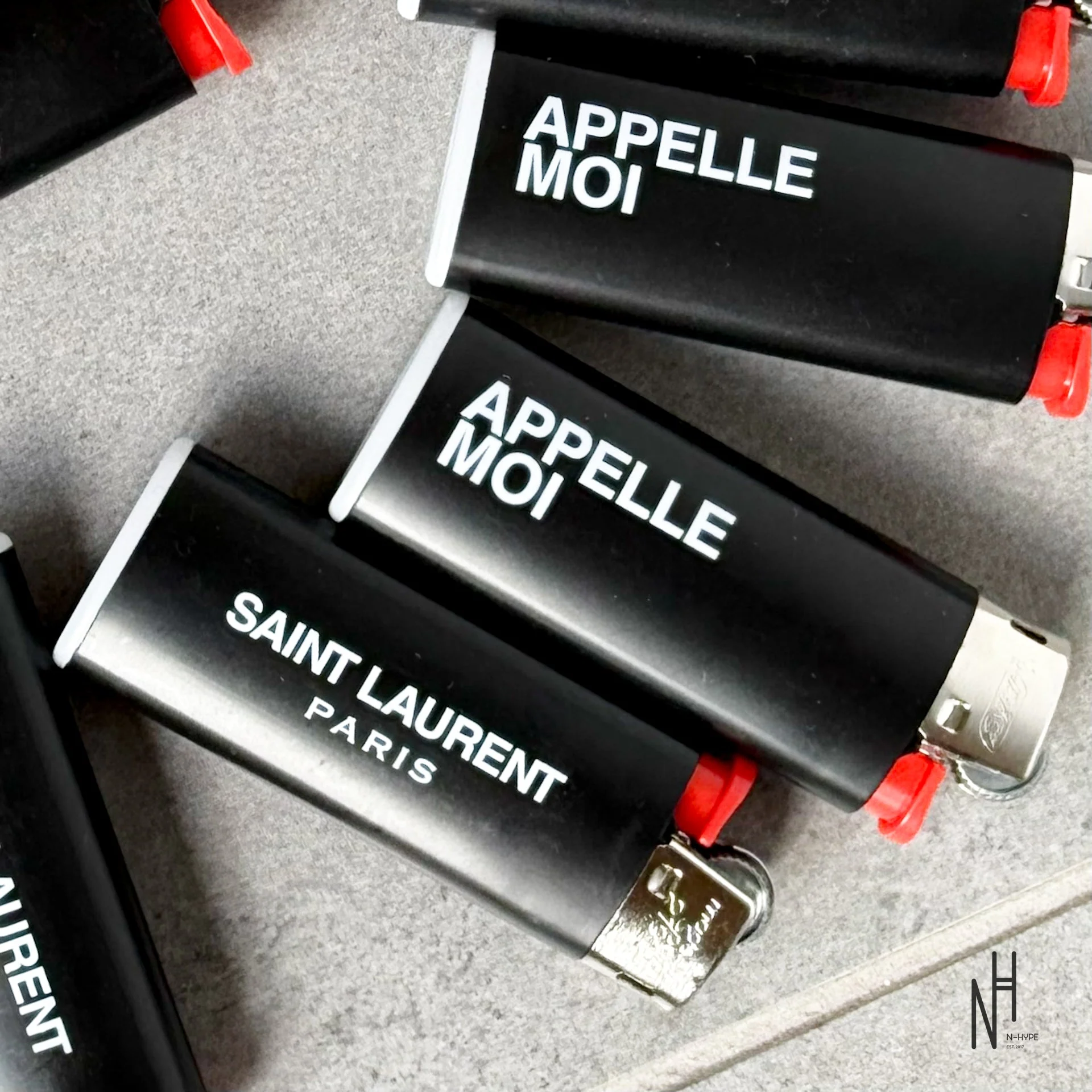 Saint Laurent Lighter Appele Moi Black
