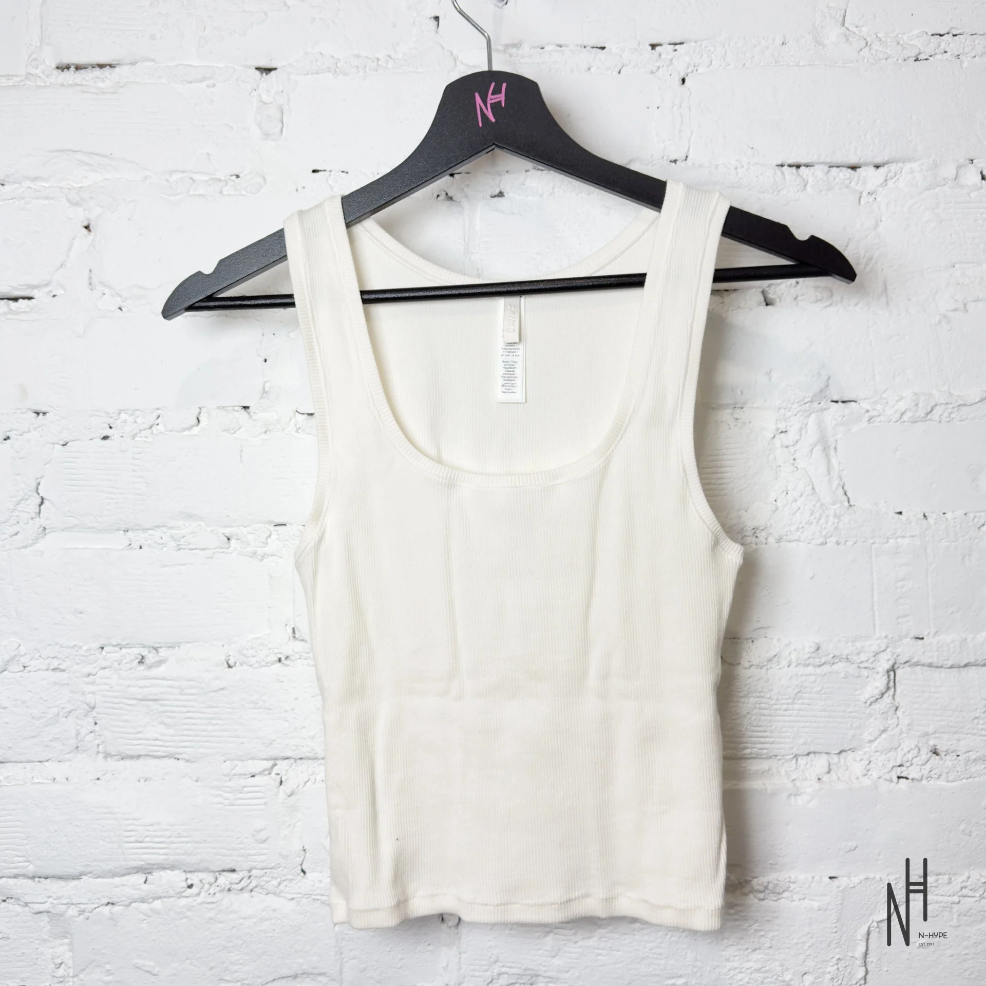 SKIMS Cotton Rib Tank Quartz