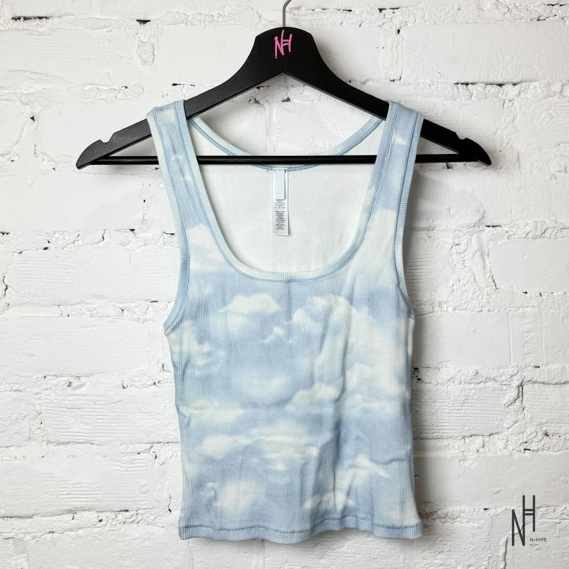 SKIMS Cotton Rib Tank Cloud Multi