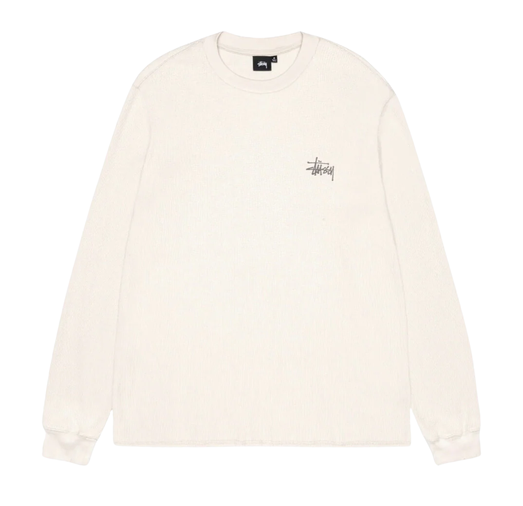 STÜSSY BASIC STOCK LS THERMAL Bone