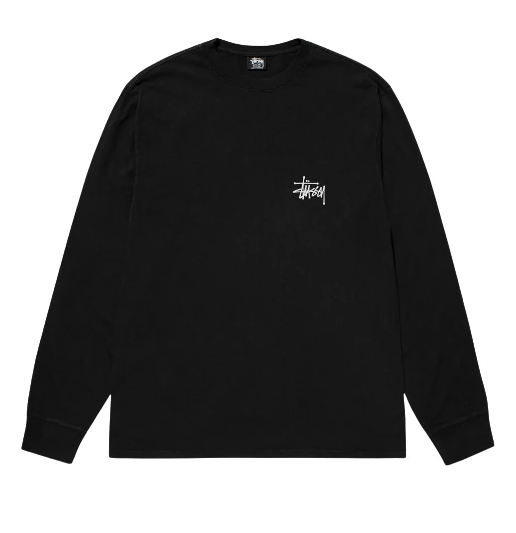 STÜSSY BASIC STÜSSY LS TEE Black