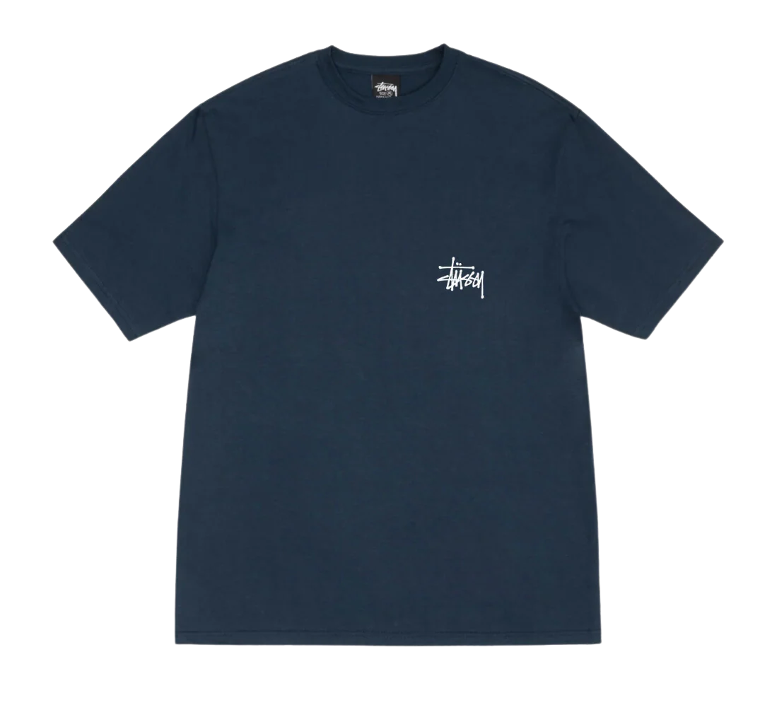 STÜSSY BASIC STÜSSY TEE Navy