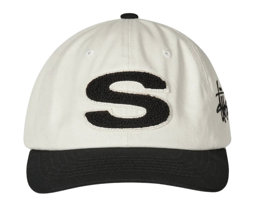 STUSSY Chenille S Low Pro Cap Natural