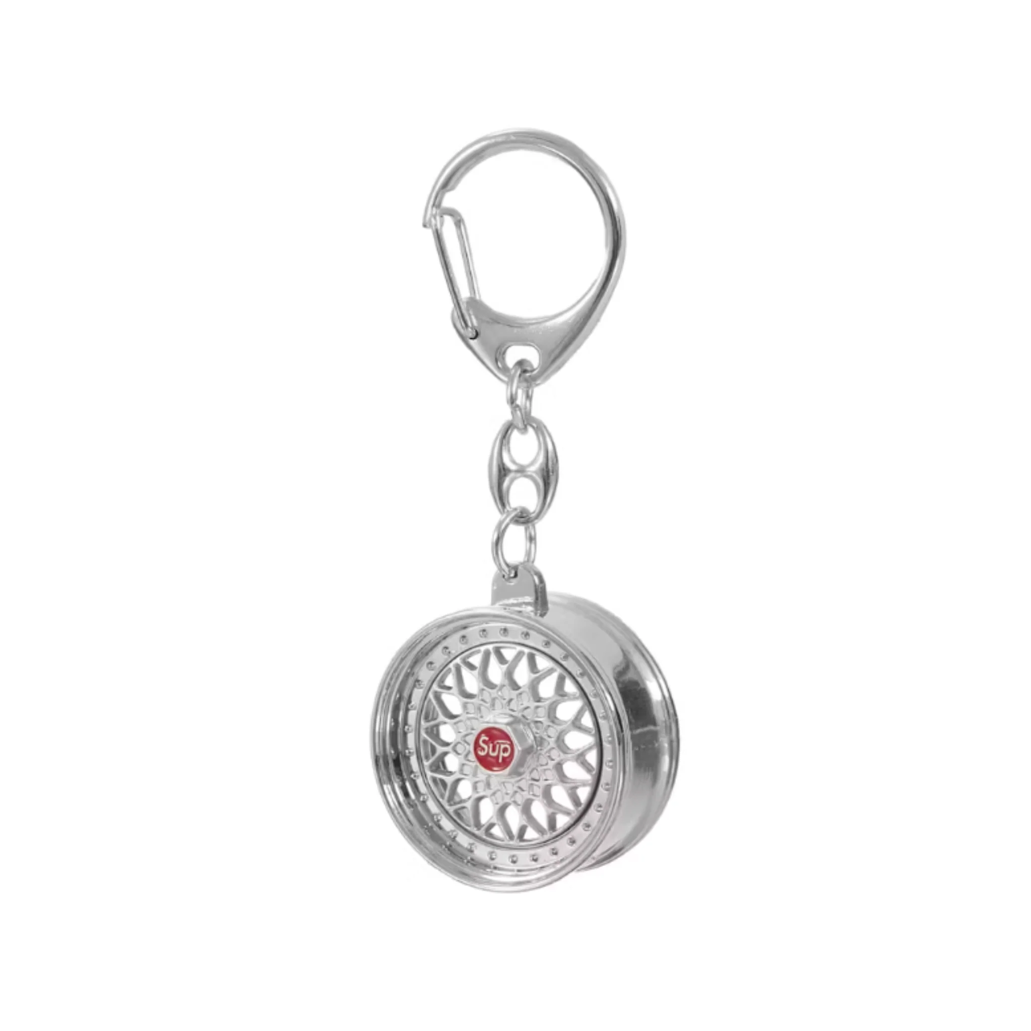 Supreme BBS RS Rim Keychain Silver