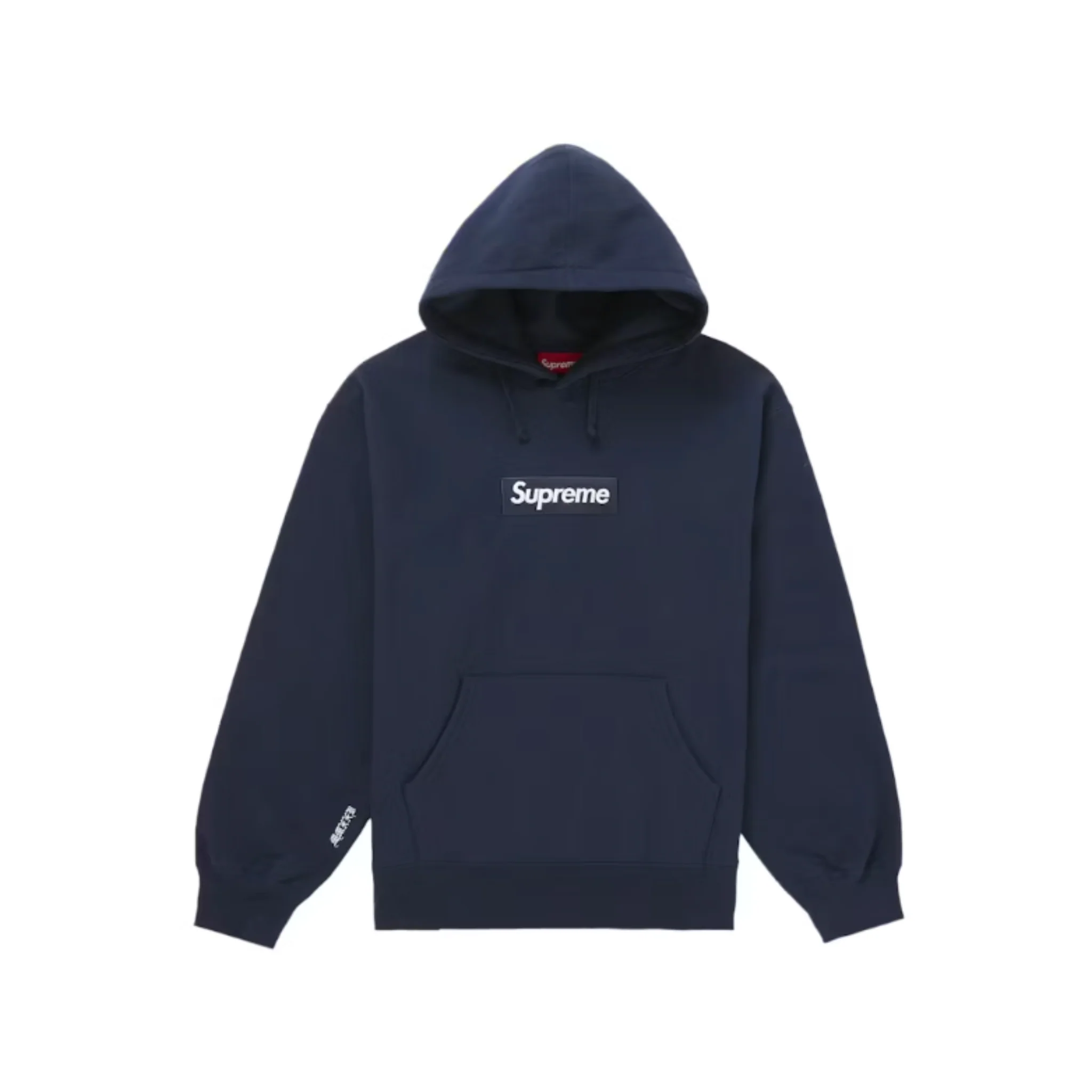 Supreme Box Logo Hooded Sweatshirt (FW25) Navy