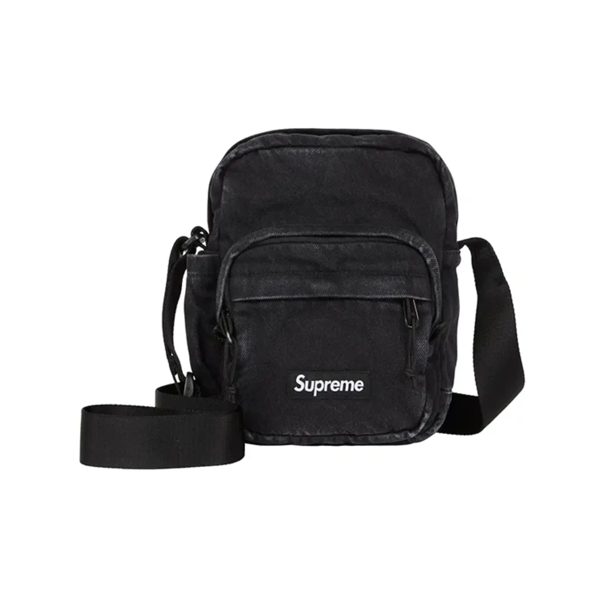Supreme Denim Shoulder Bag Black