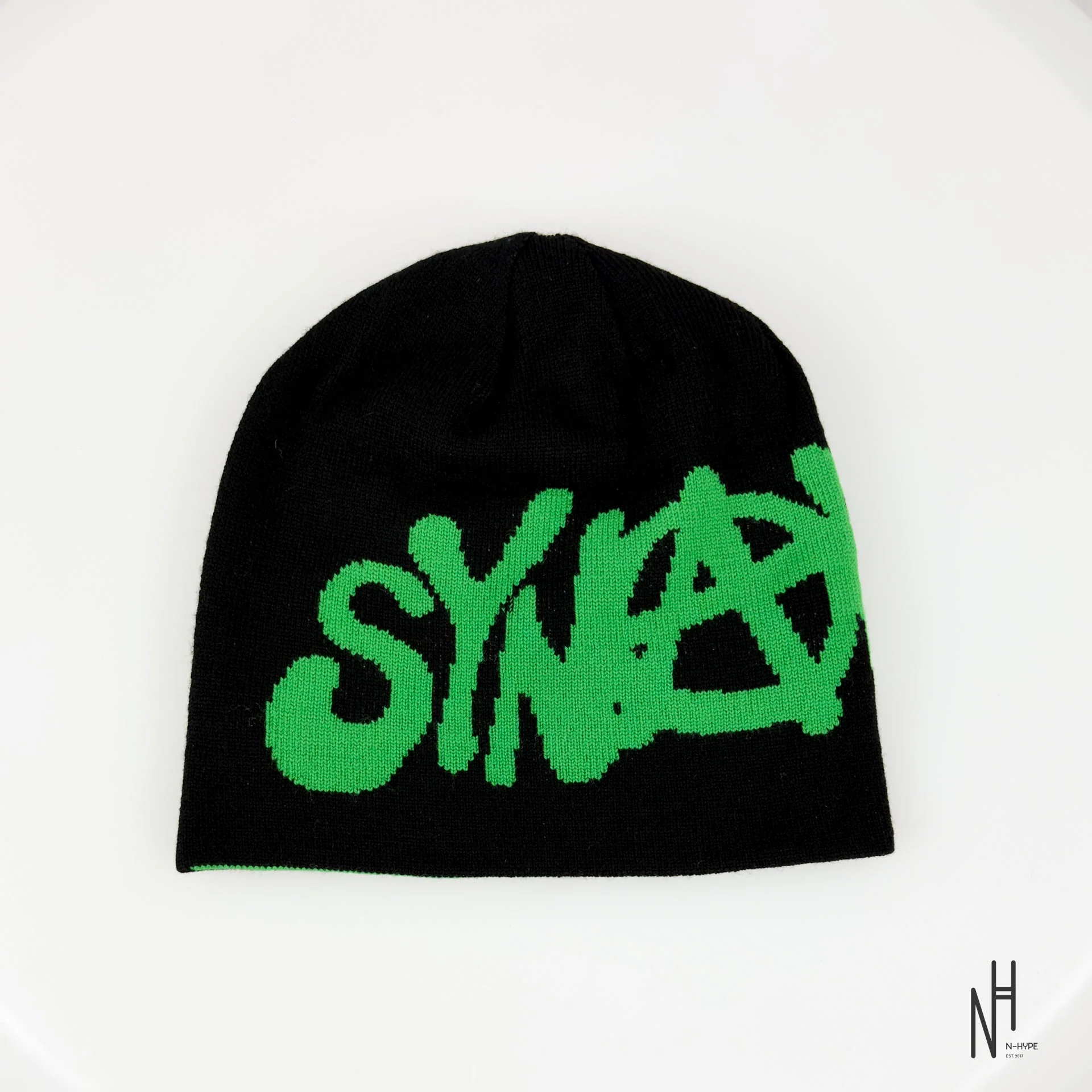 Syna World Reversible Synarchy Beanie Black Green