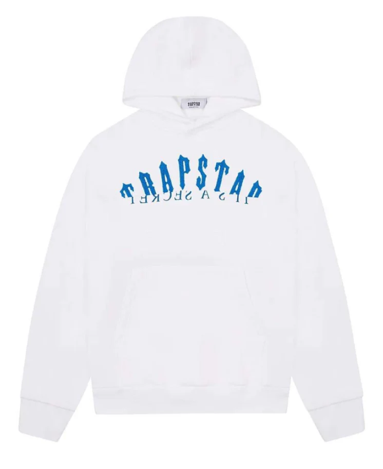 Trapstar De-Con Arch Hoodie White Blue