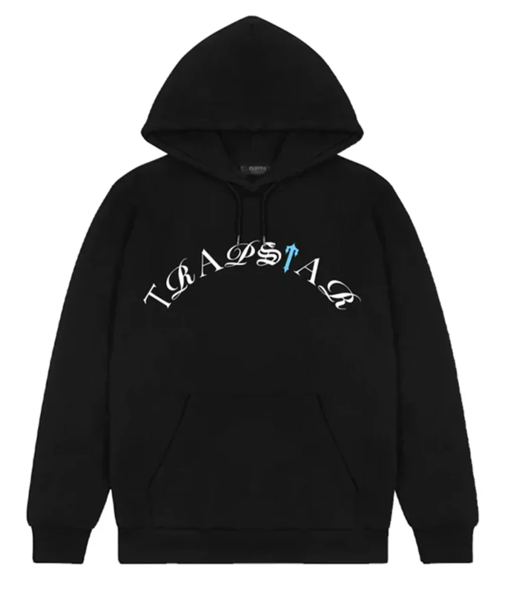 Trapstar Script 2.0 Hoodie Black Teal