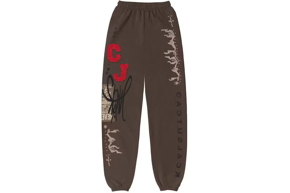 Travis Scott CJ Flare Sweatpants Brown