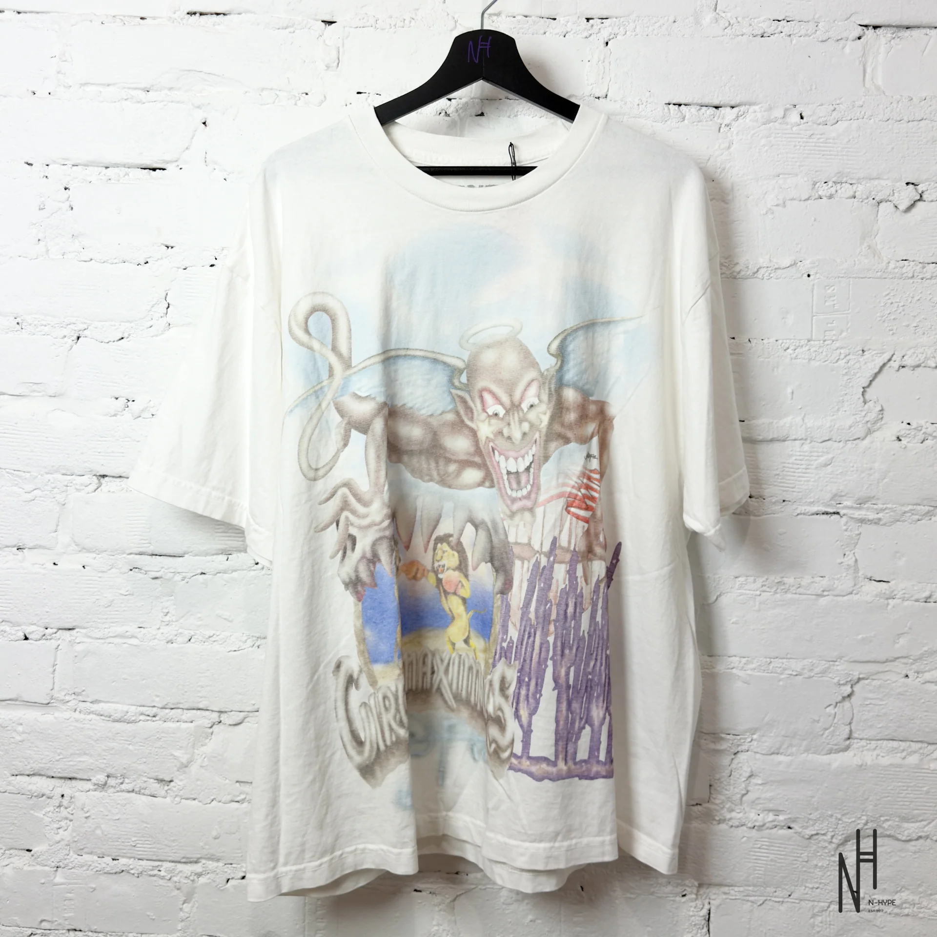 Travis Scott Utopia Circus Maximus 2023 Tour III Tee White