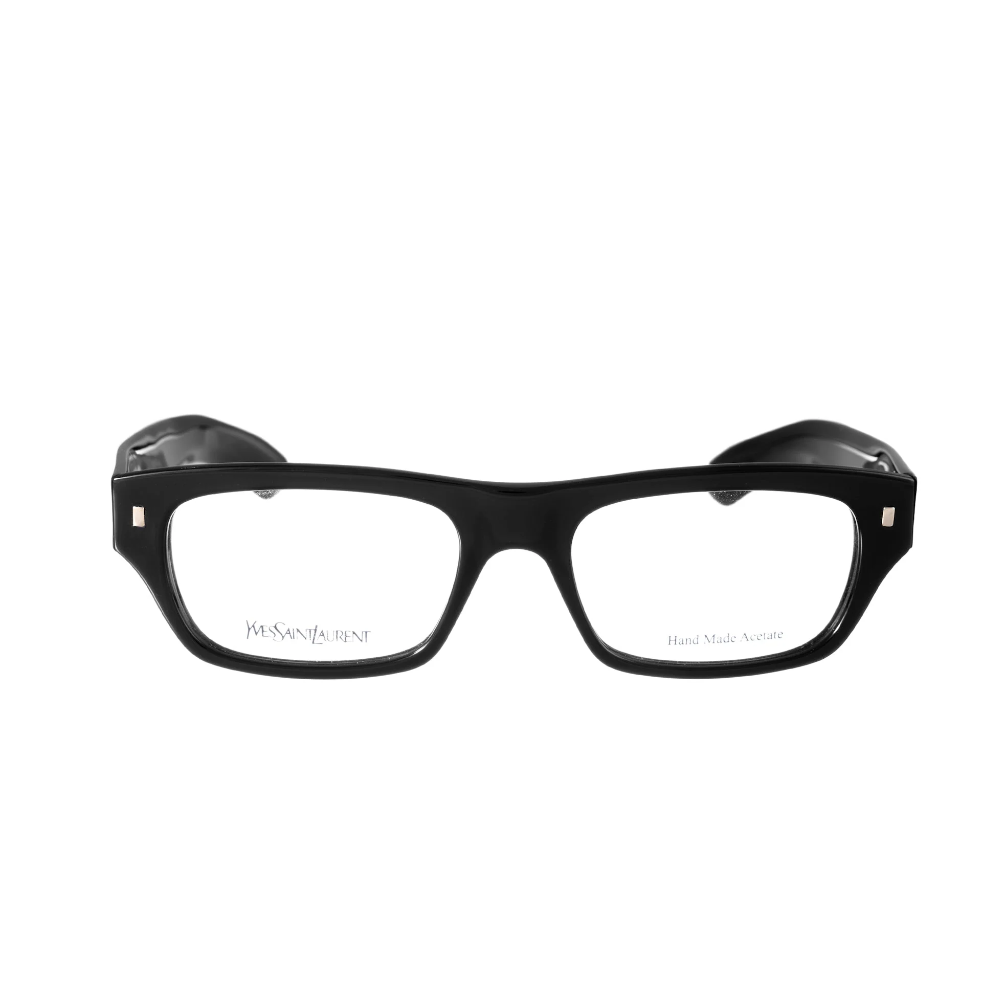 Yves Saint Laurent 00s Straight Classic Black Glasses