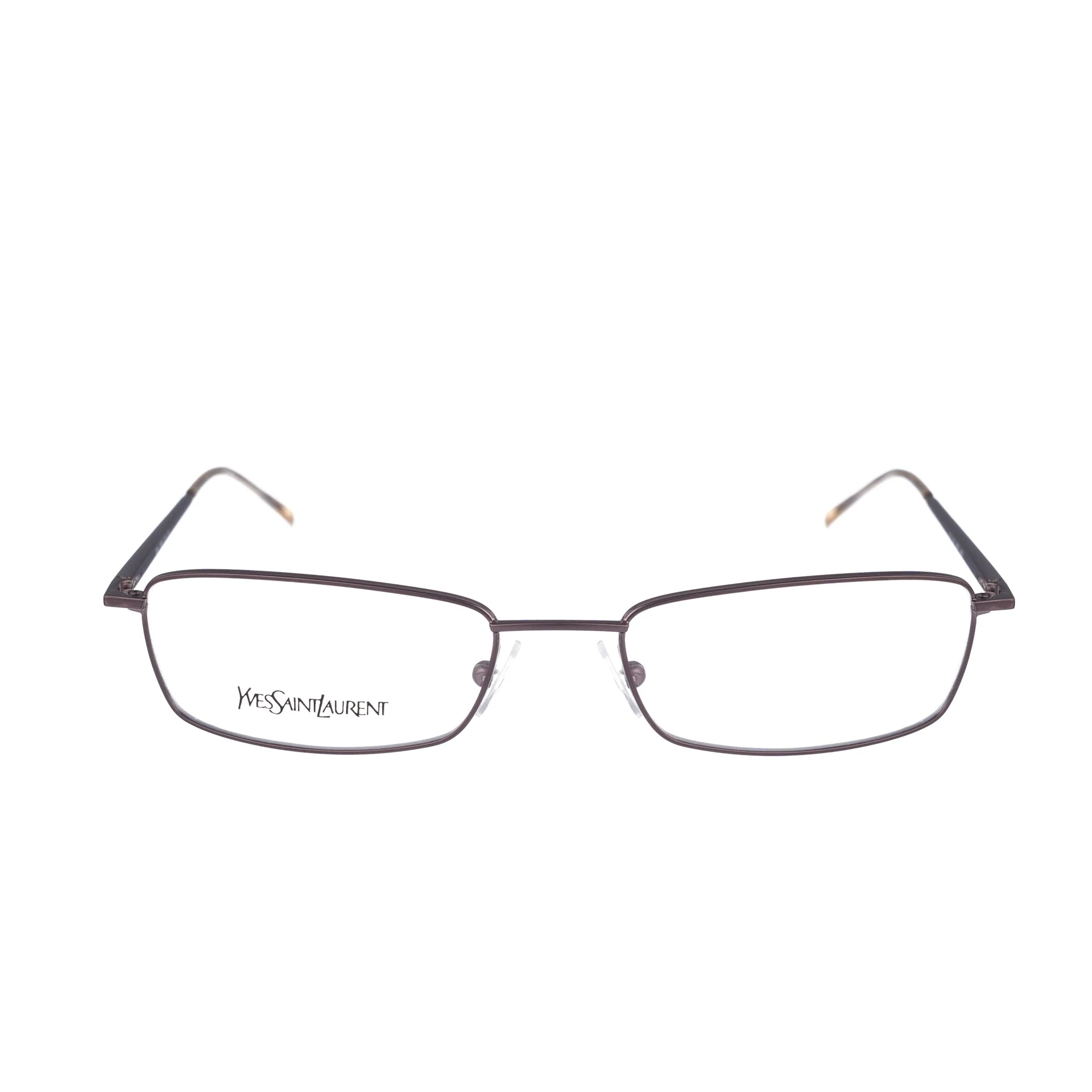 Yves Saint Laurent 90s Wire Metallic Brown Glasses