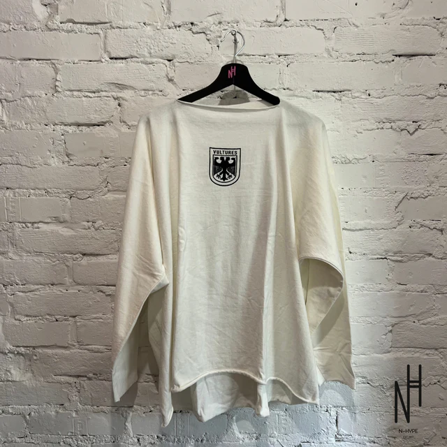 YZY Gosha Longsleeve Vultures White